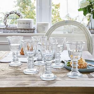 Mirabeau Glas Weinglas 6er Set Noelle klar, Glas