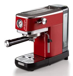 Fiftiesstore Ariete Moderna Espresso Machine Slim - Rood