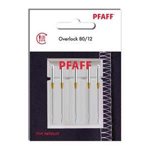 PFAFF Coverstich-Nähmaschine  Nähmaschinennadeln Overlocknadeln Stärke 80/12 5 Stück