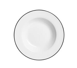 Ritzenhoff & Breker Speiseteller Suppenteller Teller Lineo Porzellan weiß rund Ø 22 x H 3 cm