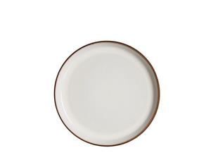 Ritzenhoff & Breker Speiseteller Frühstücksteller Teller Visby Porzellan weiß rund Ø 20,5 x H 2 cm