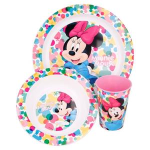 Disney minnie mouse Geschirr-Set  Kinder Geschirr-Set 5 teilig, 1 Personen, Kunststoff
