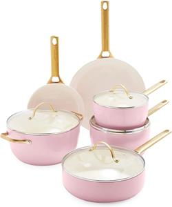 Greenpan Padova Blush Pink 10-delige Pannenset