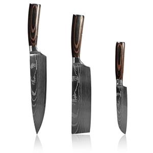 Küchenkompane Messer-Set Asiatisches Messerset Pro (8-tlg)