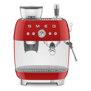 Smeg Siebträgermaschine  Espressomaschine Siebträger Kaffeemaschine rot EGF03RDEU