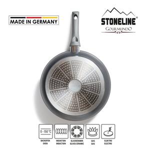 Stoneline Pfannen-Set  GOURMUNDO Pfannenset 2 teilig 24/28 cm, Made in Germany, mi