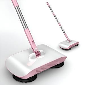 Decome Spiralbesen Hand-push Sweeper Household Broom Dustpan Mop Integrated Machine