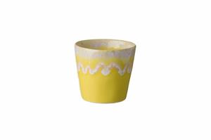 costanova Costa Nova Espresso cup Gres 10 cl 6.5 x 6 cm Yellow Ceramic