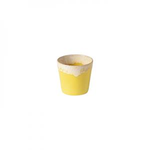 costanova Costa Nova Cup Gres 21 cl 8 x 7.5 cm Yellow Ceramic