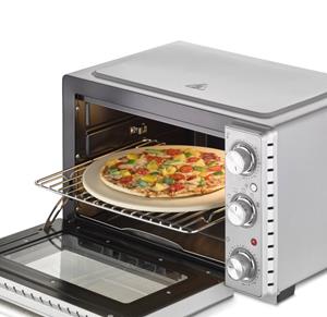 Caso Mini-oven TO 26 SilverStyle met roterend draaispit