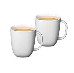 nespresso LUME Coffee Mug Tassen (2 x 400 ml)