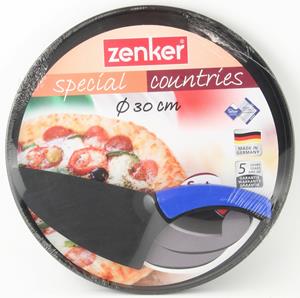 Zenker pizza set 3 dlg special - countries 29cm