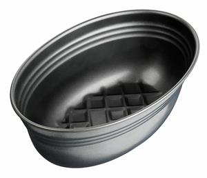 Zenker - Brotform oval black metallic, Brotbackform mit keramisch verstärkt Antihaftbeschichtung, Kuchenform aus hochwertigem Stahlblech, Backform