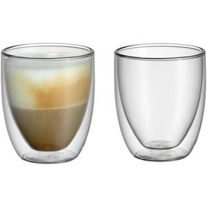 WMF Gläser-Set "Kult Coffee", (Set, 2 tlg.), Doppelwandige Ausführung mit Thermoeffekt
