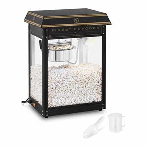 Royal Catering Popcornmachine - zwart en goud
