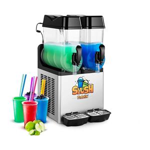 Slushmachine - 2 x 12 liter - led