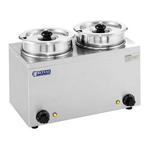 Royal Catering Bain Marie - 2 x 2,75 liter - 300 W
