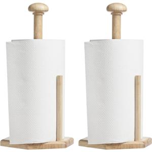 Cosy & Trendy 2x Keukenrollen houders van hout 32 cm -