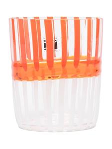 Carlo Moretti Gestreept glas - Oranje