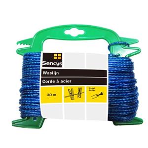 Sencys Waslijn Blauw 3mm 30m