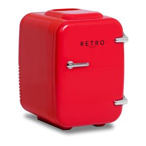 Bredeco Mini koelkast - 4 L - rood