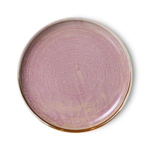 HKliving-collectie Chef ceramics bijgerecht bord rustiek roze