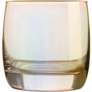 Luminarc Whiskyglas Trinkglas Shiny, Glas, Gläser Set, farblich beschichtet, 4-teilig