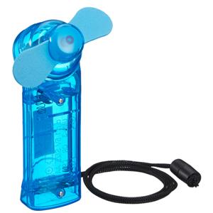 Cepewa Ventilator voor in je hand - Verkoeling in zomer - 10 cm - Blauw - Klein zak formaat model -