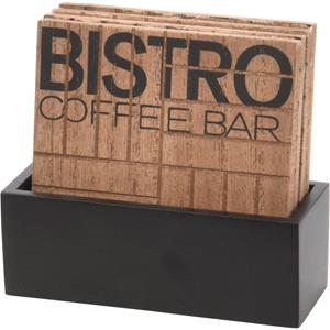 Excellent Houseware Onderzetterset Bistro 11,5x4,5x10cm