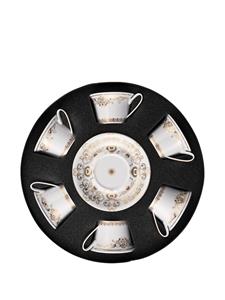 Versace Medusa Gala teacup and saucers (set of 6) - Wit