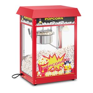 Royal Catering Popcornmachine - Retro design - 150 / 180 °C - rood - 