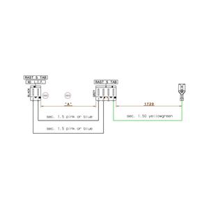 AEG kabel, stoomgenerator, electronische hoofdmodule, J4,1940+1720mm 8072481024