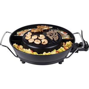 Tristar Korean Hot Pot Grill Fondue Schwarz