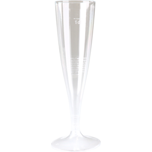Goldplast Glas | champagneglas | met losse voet | pS | 100ml | 168mm | transparant | 6 stuks
