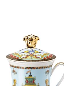 Versace Marco Polo porcelain lid mug - Veelkleurig