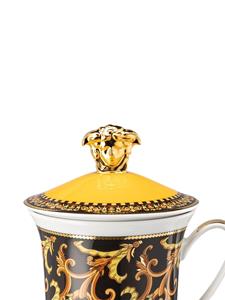 Versace x Rosenthal Barocco lidded porcelain mug (9.8cm) - Veelkleurig
