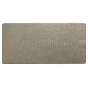 NOOBLU DUBL tafelloper - Croco Clay grey - 85 cm, 1 tafelloper