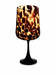 Dolce & Gabbana Wijnglas met luipaardprint - Geel