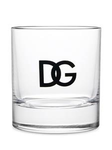 Dolce & Gabbana Drinkglazen met logoprint (set van twee) - Wit