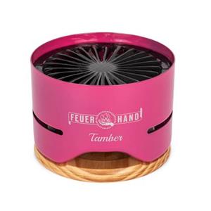 Feuerhand Tafel Grill Tamber - Roze - 20x20x14cm