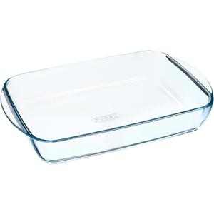 Pyrex 2x Rechthoekige glazen ovenschaal 2,6 liter 35 x 23 x 5 cm -