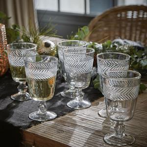 Loberon Glas set van 6 Eleonoire