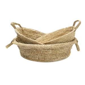 Bazar Bizar  De Raffia Mand - Naturel - L