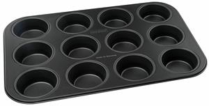 Muffinform BlackMetallic für 12 Stück 35 x 26,5 cm Küchenutensilien - Zenker
