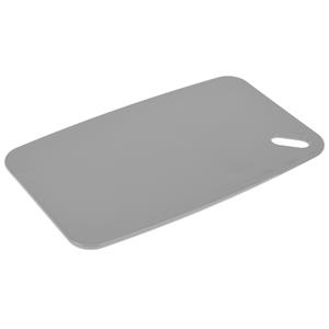Excellent Houseware Snijplank voor keuken/voedsel - grijs - Kunststof - 24 x 15 cm -