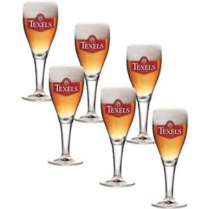 Texels Bierglazen op Voet 30cl - 6 stuks - Bier Glas