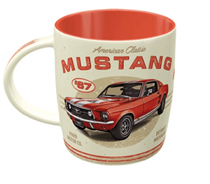 Nostalgic Art Koffiemok Ford Mustang - GT 1967 Red