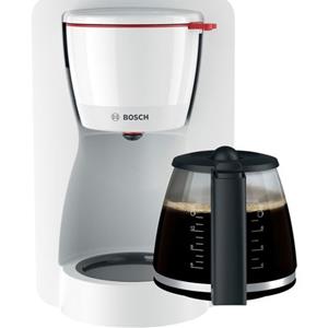 BOSCH Filterkaffeemaschine "MyMoment TKA2M111", 1,25 l Kaffeekanne, Papierfilter, 1x4, für 10-15 Tassen, Glaskanne, 40min Warmhaltefunktion, 1200 W