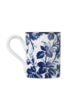 Gucci Herbarium-print porcelain mug - Wit
