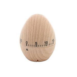 HIT Trading Eieruhr KURZZEITMESSER Ei Bambus-Optik 8cm Eieruhr bis 60 min Küchentimer 44, Küchen-Timer Küchenuhr